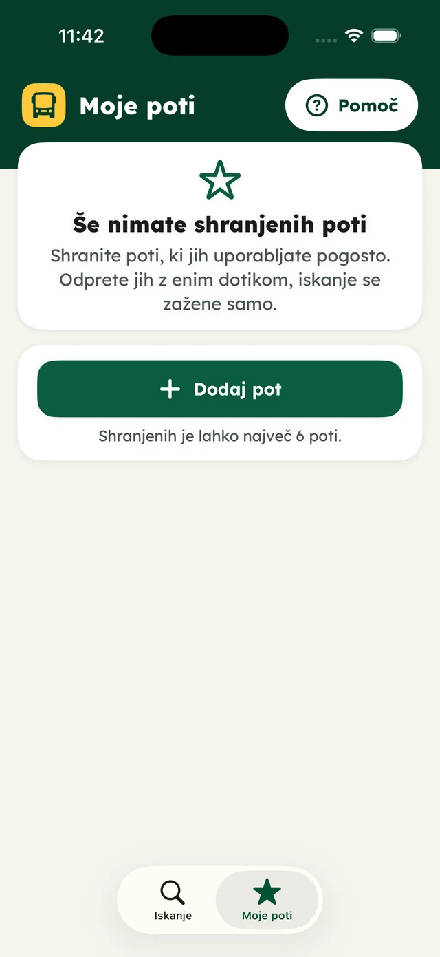 My Routes screen in Gremo on iPhone